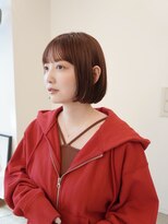 ディッセンバー 伊勢崎(December)&nbsp;切りっぱなしボブ/ミニボブ/丸くないボブ/ヘーゼルベージュ