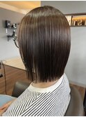 切りっぱなしボブ