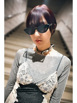 キジ(KIJI) ミニボブ/ショートボブ/コンパクトボブ/レッド/レッドブラウン