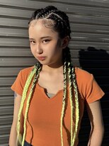 ベイビーズブレス(Baby's breath) 【ブレイズ・コーンロウ】#シールエクステ #ブレイズ  #倉敷