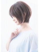 セイドット オモテサンドウ(Say. omotesando) Say.ショートボブレイヤーショートアッシュブロンドモーヴピンク