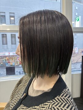 【REJOICE hair】グリーンでスソカラー☆GAMO