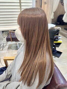 ラウラアンドロー(LAURA&RO) ミルクティーベージュダブルカラーインナーカラーケアブリーチ