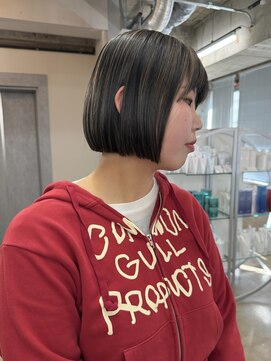 クオーレ(CUORE) ボブ×ハイライトカラー