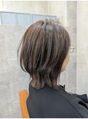 トップふんわりレイヤー/白髪ぼかし