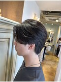 ナチュラル毛流れセンターパート