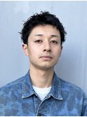 横浜メンズ/アクティブショート/スパイキーショート/パーマ