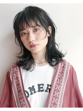 ドットプラス リム(Dot+LIM) たっぷりレイヤーのミディアムスタイル