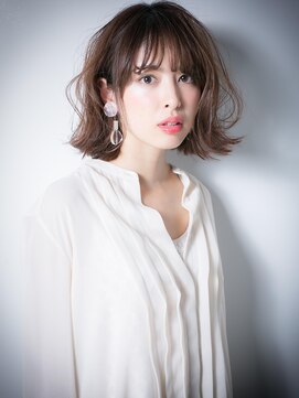 モッズヘア 越谷(mod's hair) *mod's越谷*大人かわいい☆くせ毛風ラフカール小顔セミディw