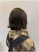 アッシュグレイ◆ミニボブ/切りっぱなしボブ