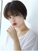 大人可愛い20代30代40代丸みショート