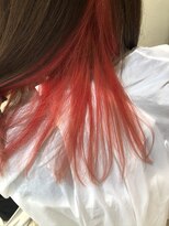 ニーナ ビューティーサロン(NINA Beauty Salon) サンゴピンク#インナーカラー#ピンク#珊瑚ピンク