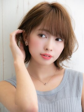 オピオ(Opio) 大人可愛いネオウルフヘア＊ひし形くびれセミディ　Opio服部