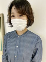 コフィー バイ メルト 吉祥寺(cofy by melt)&nbsp;【三ツ井純】伸ばしかけ ショートボブくせ毛風ニュアンスパーマ