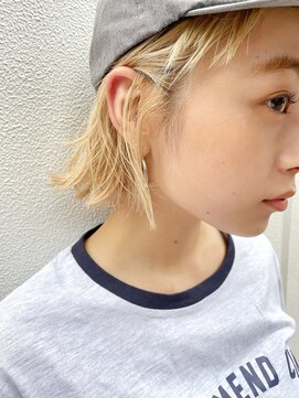 レトン 銀座(leton) 美髪/ホワイトグレージュ/大人かわいい/こなれミディ[銀座]