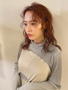 ロティー(loty) 【天神今泉loty】プードルパーマ×ピンクベージュ