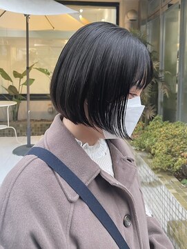 ヘアーメイクオズ(hair make O/S) ヘアメイクオズ&金あゆみ ナチュラルボブ