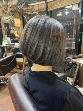 ロッソバイアルター 鎌取(ROSSO by aL-ter) ☆ グレージュカラー/ボブウルフ/ココアベージュ☆