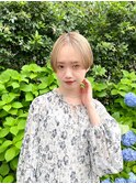ハンサムショート/耳掛けショート/ハイトーンショート