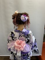 ヘアーウォーク&nbsp;浴衣着付けアップスタイル