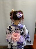 浴衣着付けアップスタイル