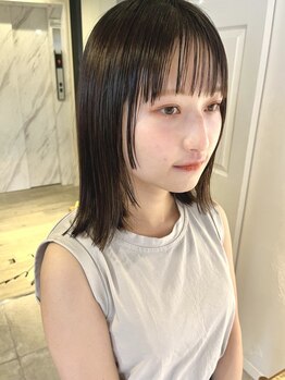 レス(LESS)の写真/【伏見/栄】最もダメージレスで綺麗に整う髪質改善酸性ストレートをご提供☆自然なストレートを実現。