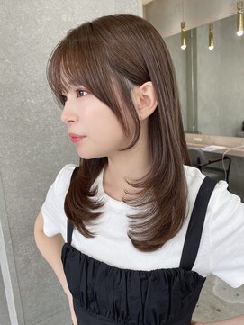 ロンド メリー 大宮(Lond merry) ミディアムレイヤーカット/レイヤー/顔周り/韓国/髪質改善/大宮