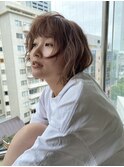 【ミディアム】ボブ×レイヤー