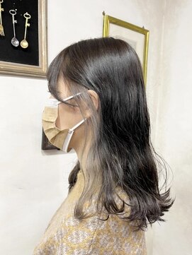 ランプ ヘアー(lamp hair) イヤリングホワイトグレージュ/lamp 清水
