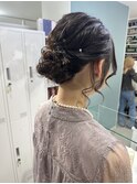 おくれ毛ヘアアレンジ