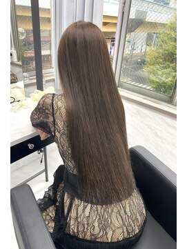 ランズ(LANDS) アッシュカラー シールエクステ80本【韓国ヘア 大阪 梅田】