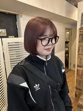 ワン エイティー ディグリース 恵比寿(180°One Eighty Degrees.) ハイトーンカラーミルクティーベージュブリーチダブルカラー