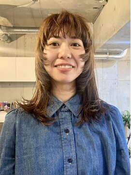 ハイジア(hygea) [hygea]姫カットレイヤー　マロンベージュ[薬院/警固]