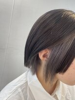 ナインバイトゥルース(9 NINE by truth)&nbsp;切りっぱなしボブ×インナーカラー