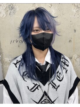 ガルテ(GARTE) ロングウルフカット/韓国風ウルフヘア/顔周りレイヤーカット