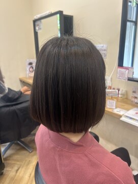 アルター(aL ter) ショート/くびれヘア/アプリコットオレンジ/鎌取/市川いづみ