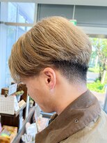 マンプス&nbsp;ニュアンスセンターパート/オリーブベージュ