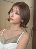 ミニウルフレイヤーカット顔周り前髪韓国ショートボブ/原宿