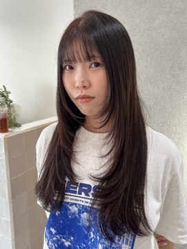 ジーナ 福岡天神(Zina) 髪質改善　レイヤーロングヘア/美髪