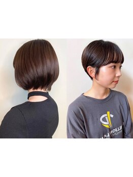 技術に差が出るショートヘアもお任せ。個性を惹き出す愛されstyle♪