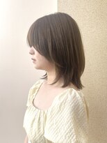 チャコレ パーチ 北千住店(Chacolle perch)&nbsp;オリーブグレージュ×ミディアムレイヤー