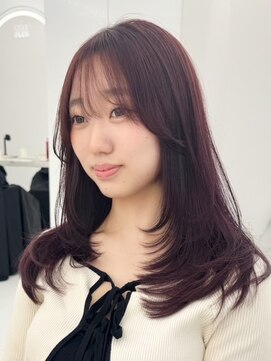 コア プラス 立川(COA PLUS) 韓国風レイヤーカット髪質改善ダブルカラーハッシュカット