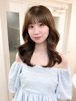 レア 表参道(L'ea) 黒髪 クラゲヘアー オリーブグレー 小顔 ココアベージ