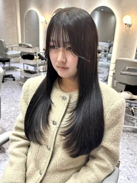 ジーナ 天神(Zina) 韓国ヘア/レイヤーカット/顔周りカット/ザクザクレイヤー