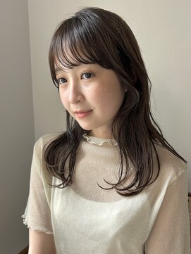 ディッセンバー 渋谷(December) 【December】小顔カット/ブリーチなしオリーブベージュ