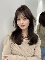 ジュイル ハラジュク(JEWIL HARAJUKU) 20代30代大人可愛いミディアムレイヤーベージュカラー