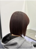 着物ヘア/大人ガーリー/ダークアッシュ/似合わせカット/木更津