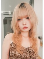 アンフィグ 吉祥寺(anfig)&nbsp;ウルフ/レイヤー/ハッシュカット/ケアブリーチ/ダブルカラー