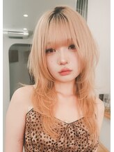 アンフィグ 吉祥寺(anfig)&nbsp;ウルフ/レイヤー/ハッシュカット/ケアブリーチ/ダブルカラー