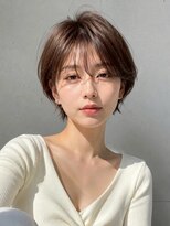 ノア(NOA)&nbsp;【NOA】小顔丸みショートブラウン大人美人くびれショート